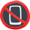 No Mobile Phones emoji on Messenger